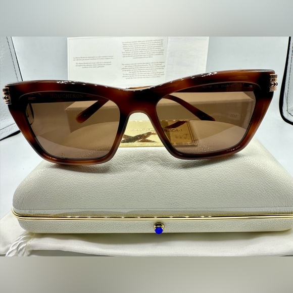 🏆Boucheron BC0118S  003, Size 55-16-140‼️Made in France 🇫🇷 100> authentic - Picture 2 of 16